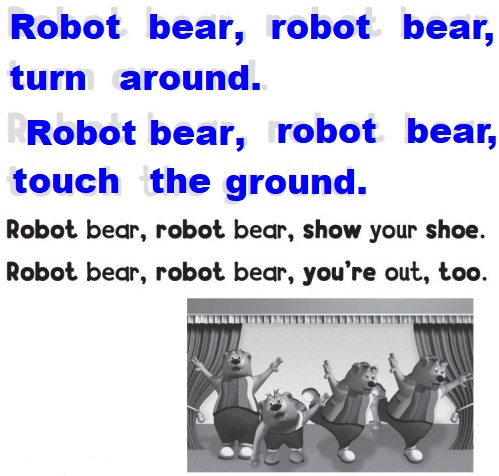 robot bear chant